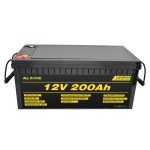 Özelleştirilebilir elektrikli avtomobil 12V Lifepo4 batareyası 12.8v 200ah, 2000 dövr ömrü lifepo4 batareyası