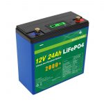 Günəş Dərin Dövrü 24v 48v 24ah Lifepo4 Batareya Paketi UPS 12v 24ah Batareya
