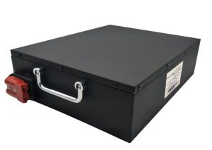 AGV robotu üçün RS4835 rabitə ilə yüngül 24V50Ah li-ion batareyası