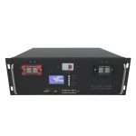 6000 Dövr 48V 100Ah 5Kwh RS48 LiFePo4 5U Şkaflı Günəş Batareyası