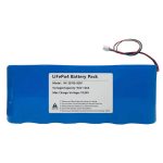 Günəş Küçə İşıqları üçün Lifepo4 Batareya Paketi 9.6V 12AH 3S2P