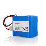 6.4V 12Ah LiFePO4 Günəş işığı üçün bağlayıcı ilə doldurulan Lityum 26650 32650 batareya paketi